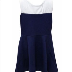 Sally Miller Couture Navy and White Dress